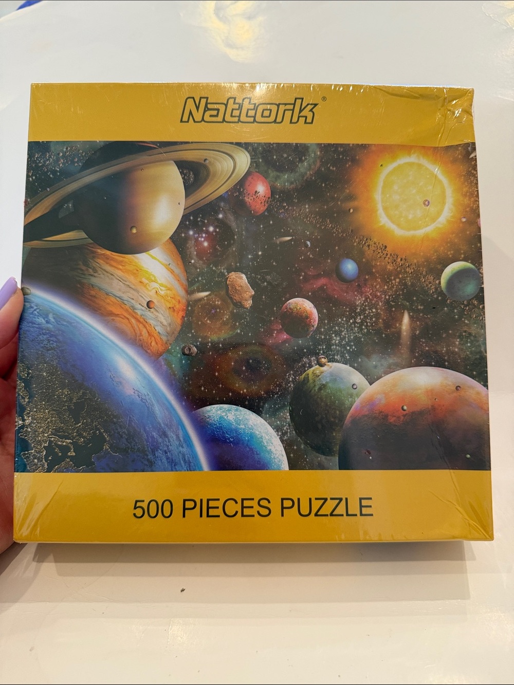 NWT Nattork 500-Piece Space Puzzle - Multicolor